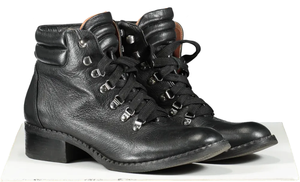 Gentle Souls Black Leather Brooklyn Ankle Boot UK 8 EU 41 👠