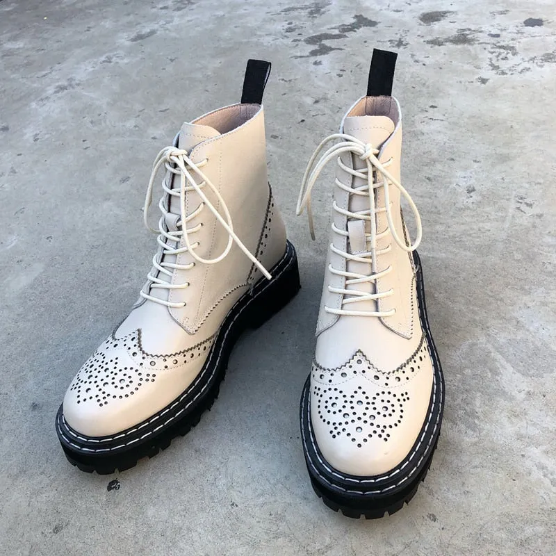 Genuine Leather Boots Women