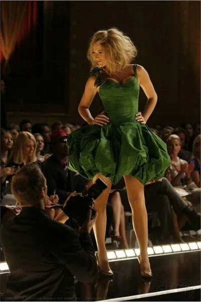 Green Blake Lively Short Dress Prom Celebrity Formal Dress Serena van der Woodsen Gossip Girl
