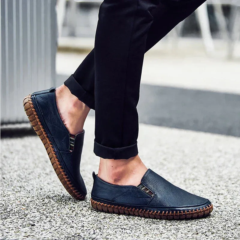 Herren Leder Premium Loafers - Milan