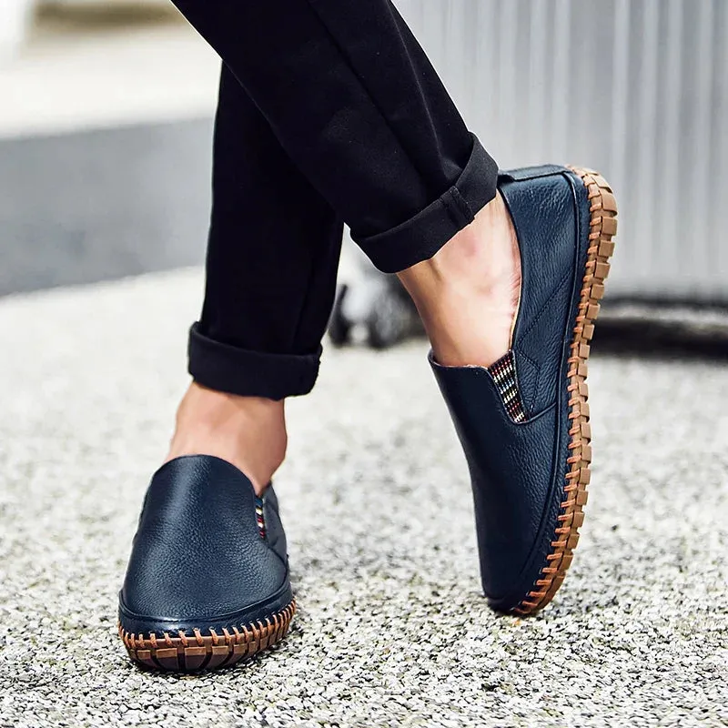 Herren Leder Premium Loafers - Milan