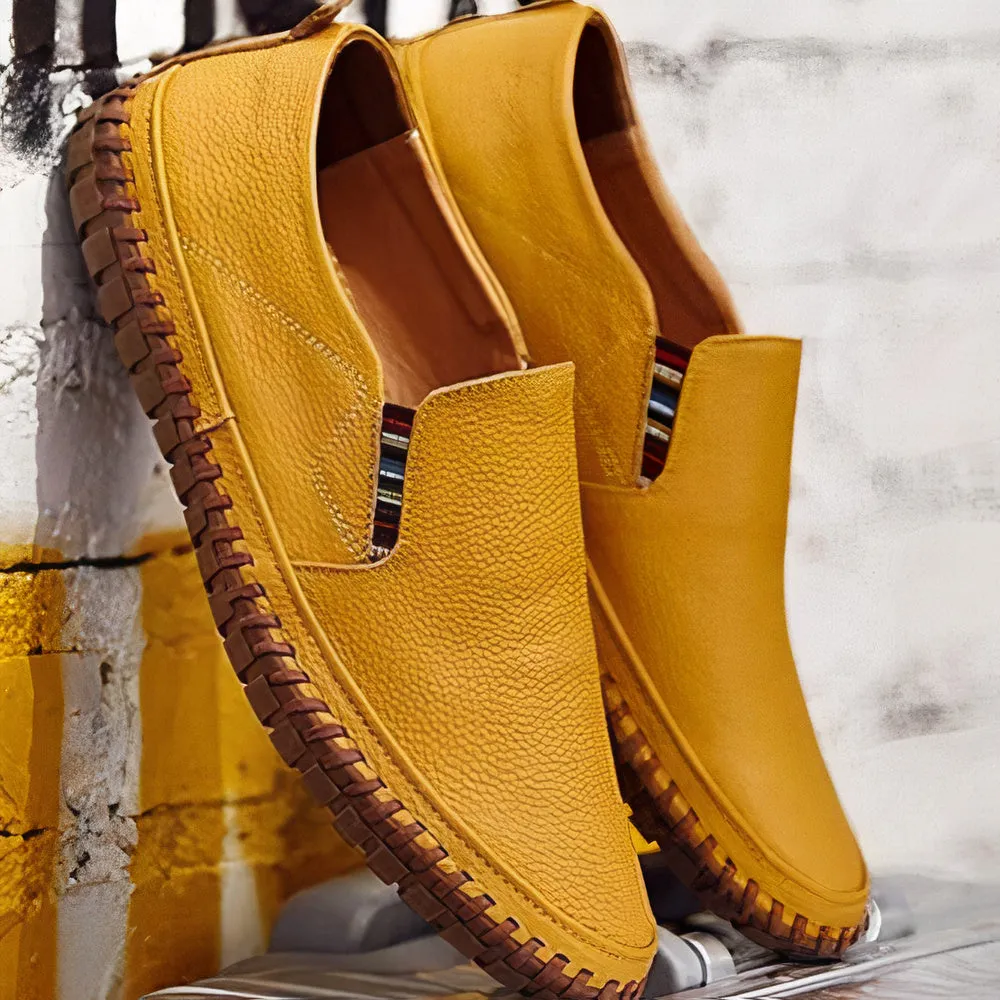 Herren Leder Premium Loafers - Milan
