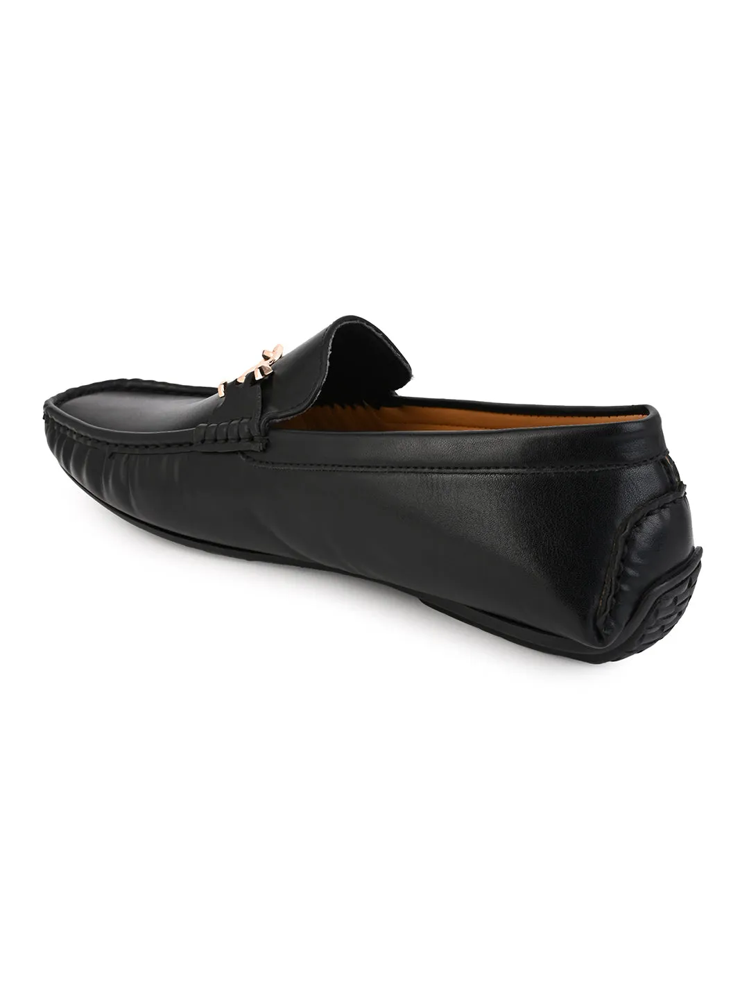 Hydes N Hues Black Loafers for Men