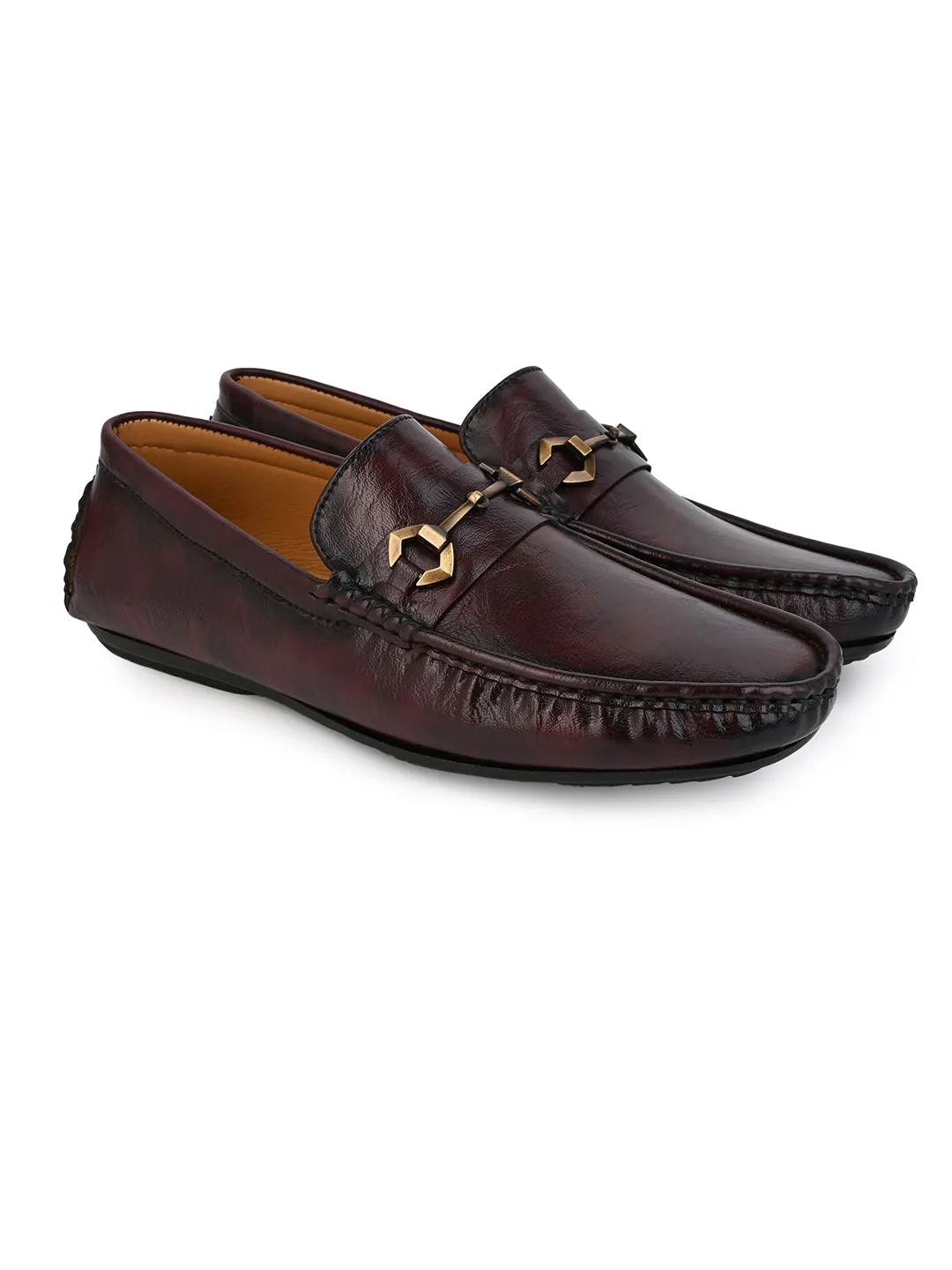 Hydes N Hues Men Cherry Loafers