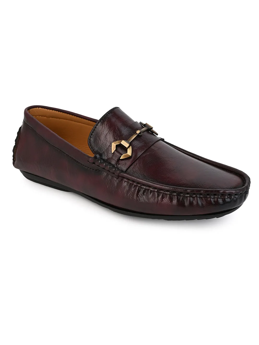 Hydes N Hues Men Cherry Loafers