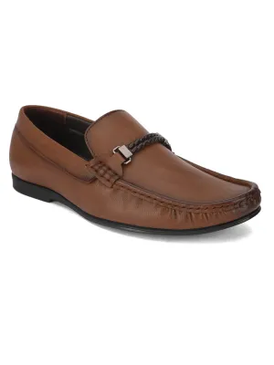 Hydes N Hues Men Tan Formal Loafers