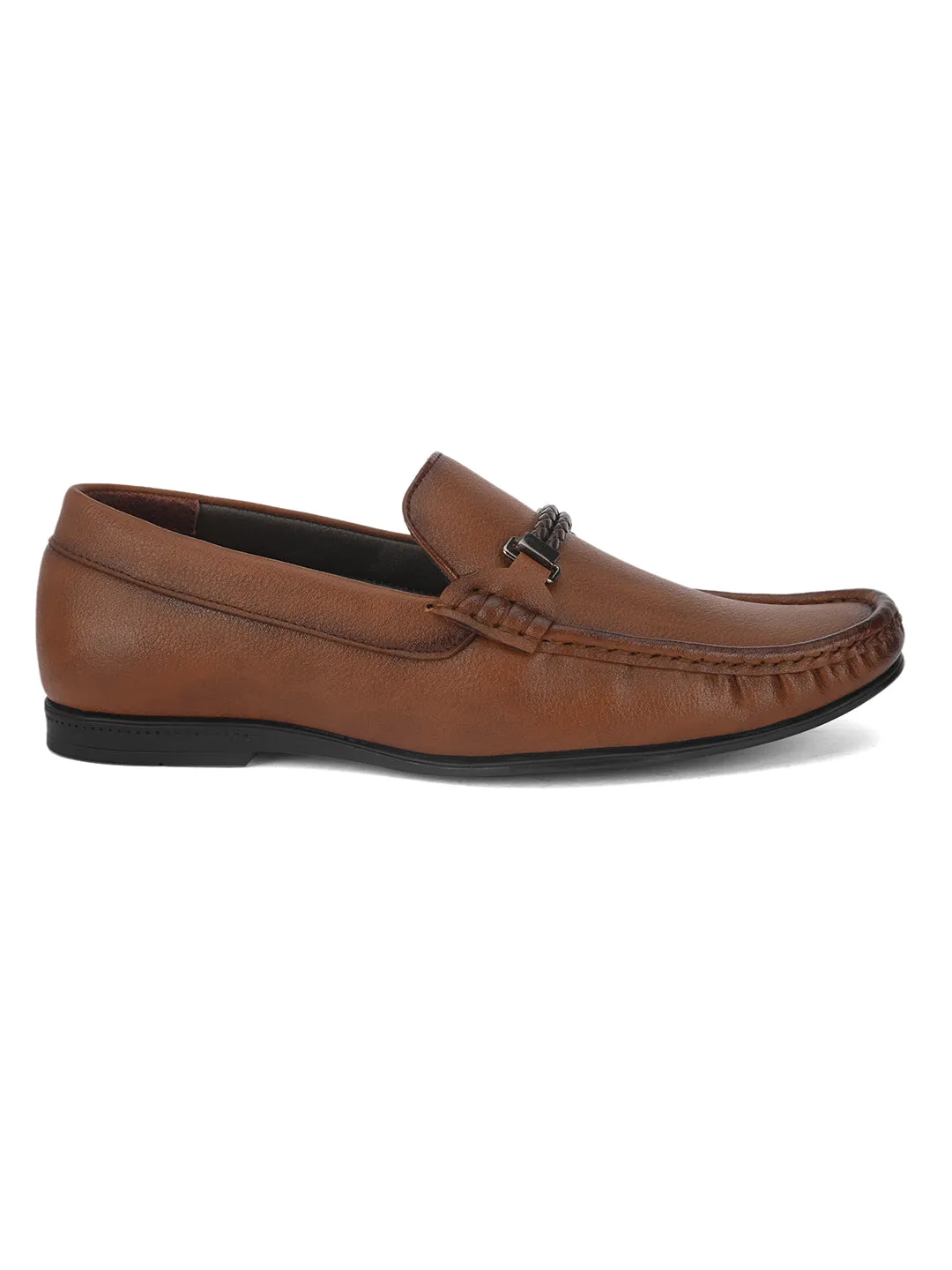 Hydes N Hues Men Tan Formal Loafers