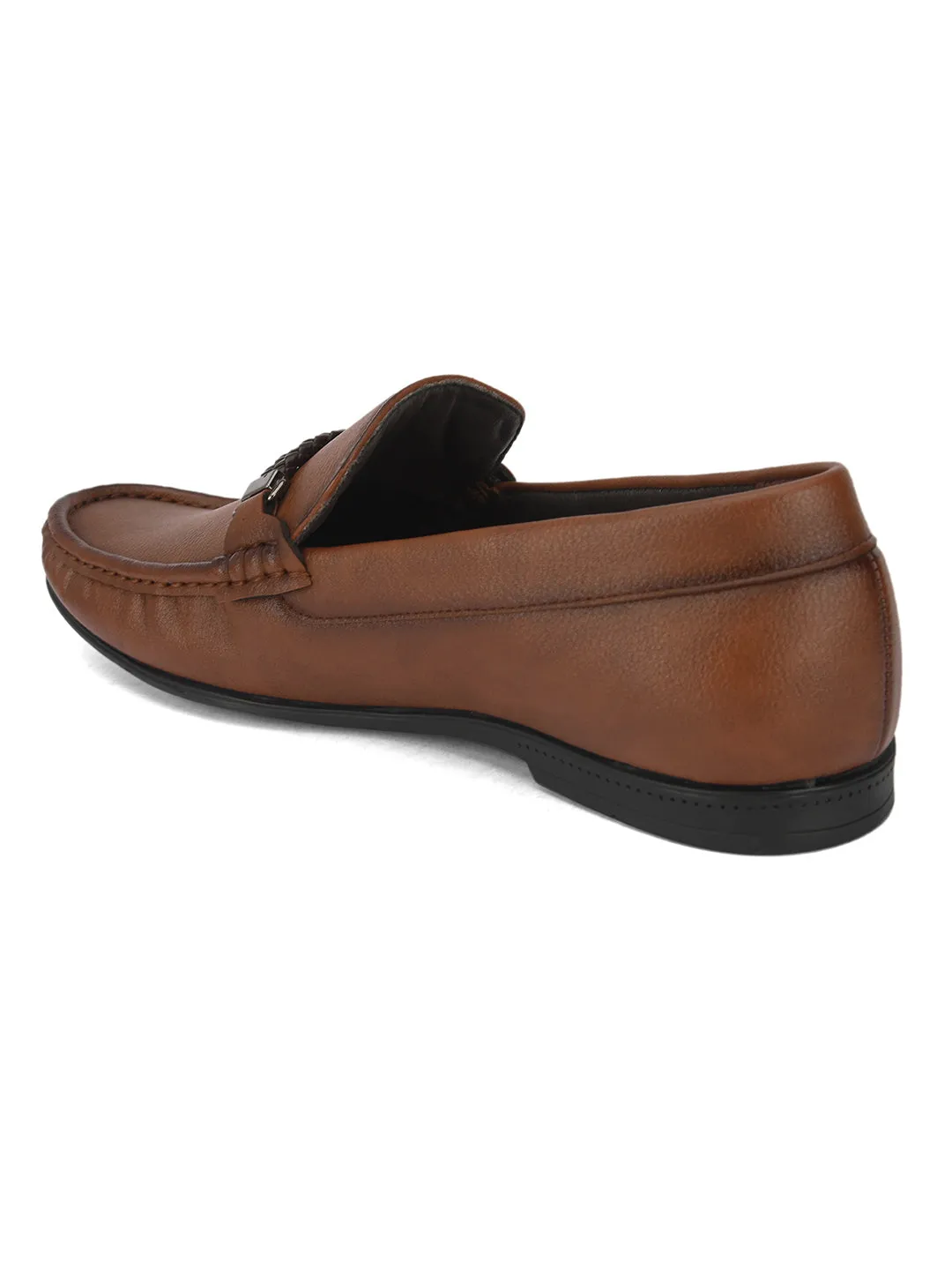 Hydes N Hues Men Tan Formal Loafers