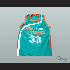 Jackie Moon 33 Flint Tropics Teal Basketball Jersey Semi Pro