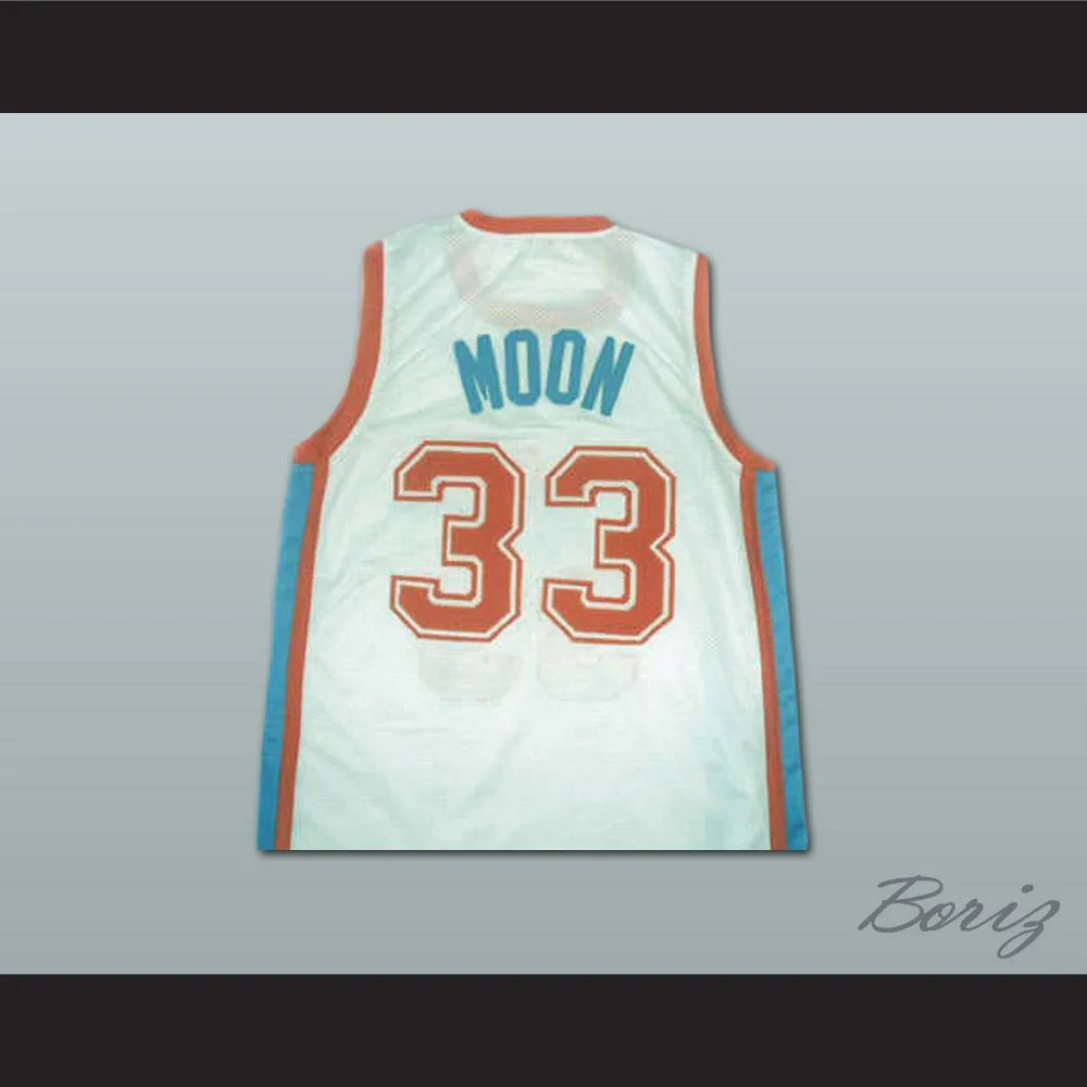Jackie Moon 33 Flint Tropics White Basketball Jersey Semi Pro