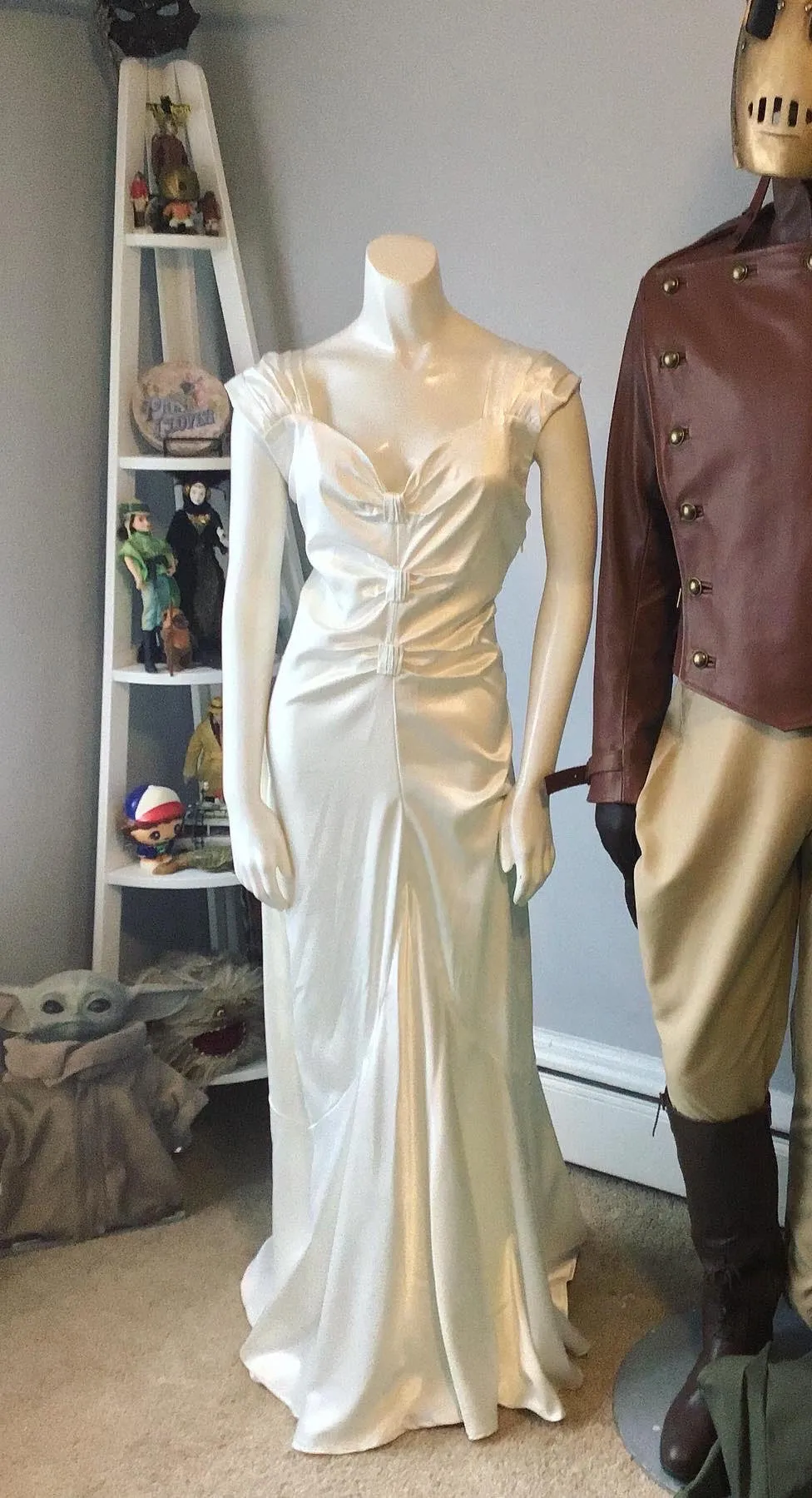 Jennifer Connelly as Jenny Blake Gown Satin Ball Dress from The Rocketeer 1991