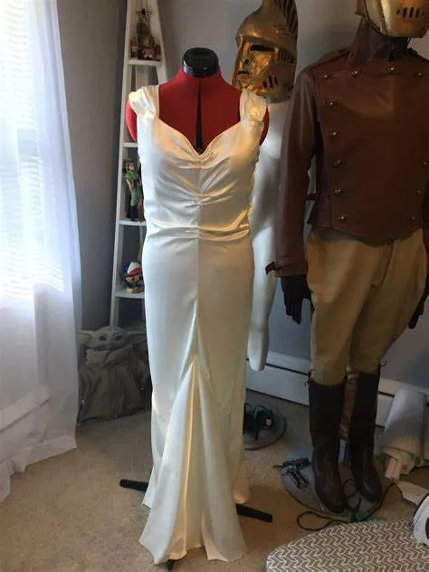 Jennifer Connelly as Jenny Blake Gown Satin Ball Dress from The Rocketeer 1991