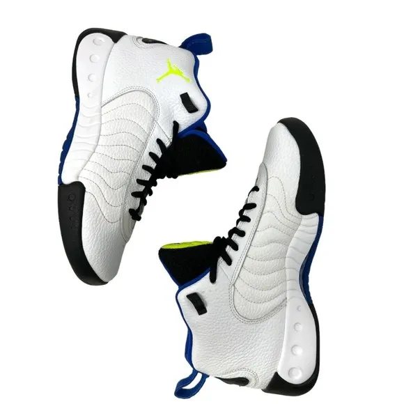 Jordan Jumpman NIKE Pro BG White Cyber Size 6Y 7.5W Basketball Sneaker