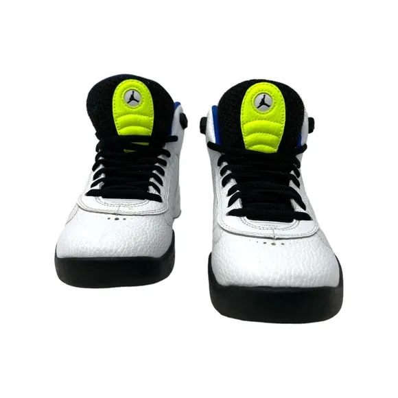 Jordan Jumpman NIKE Pro BG White Cyber Size 6Y 7.5W Basketball Sneaker