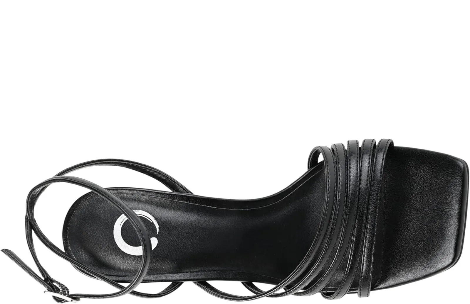 Journee Collection Louella Tru Comfort Foam High Stiletto Sandals Black 6.5M