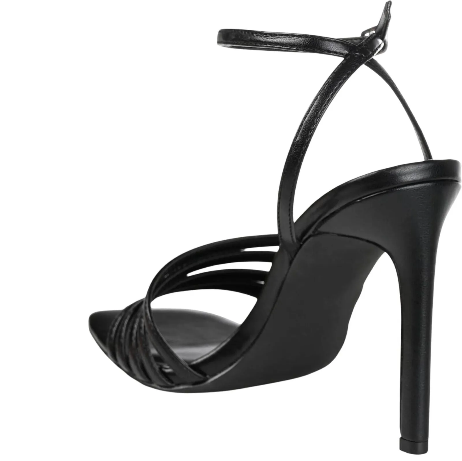 Journee Collection Louella Tru Comfort Foam High Stiletto Sandals Black 6.5M