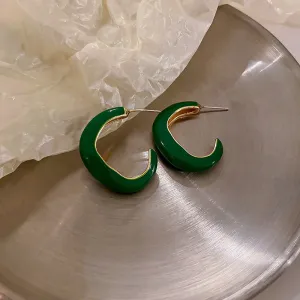 Just lil things Green Pin  Earrings  jlt11387