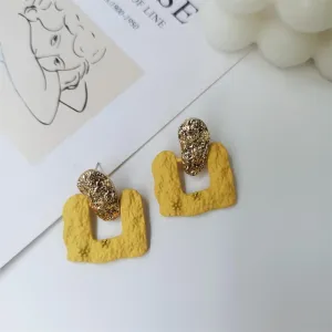 Just Lil Things Yellow Pin Earrings jlt11322