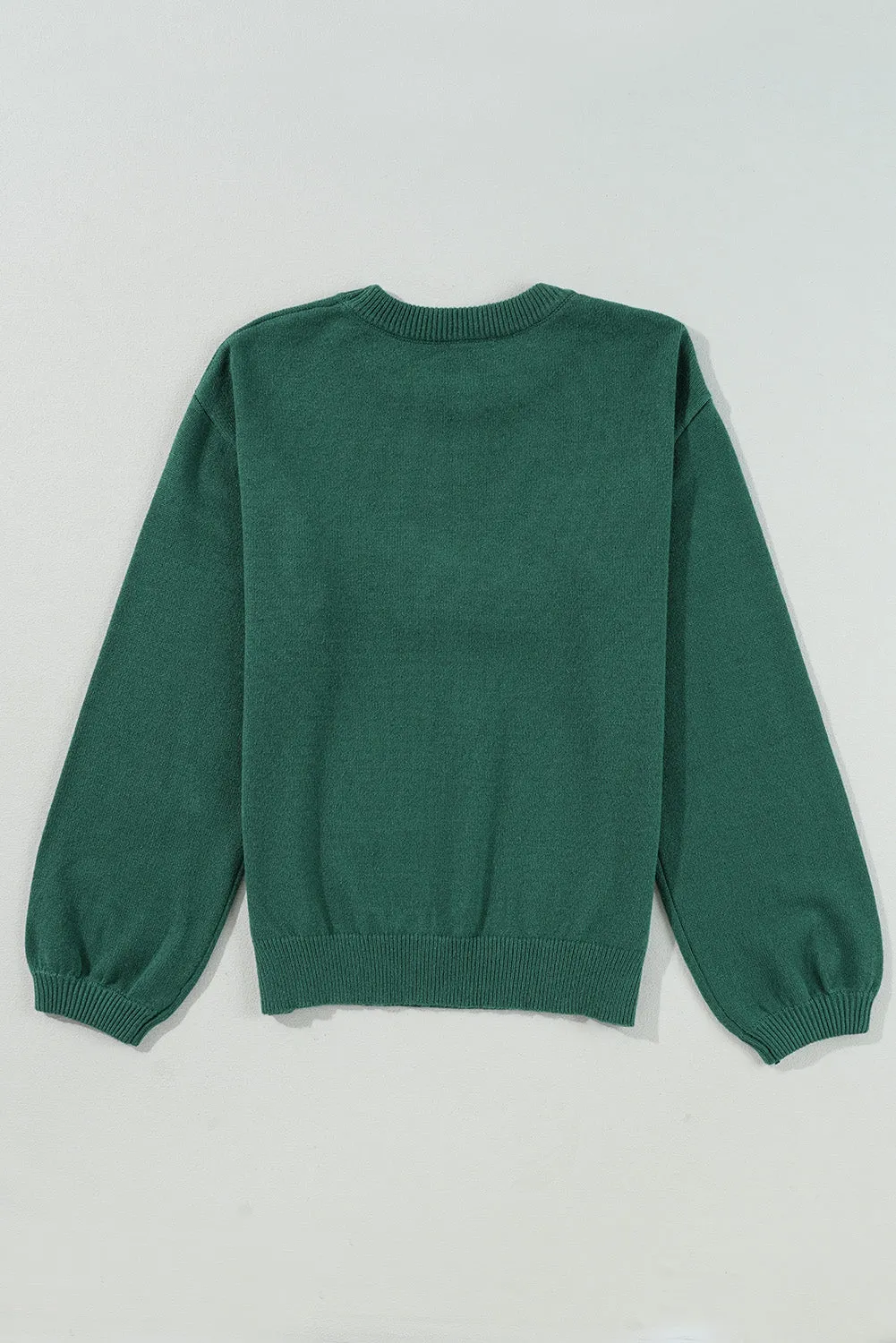 KaleaBoutique Pearl Beaded Merry Casual Sweater