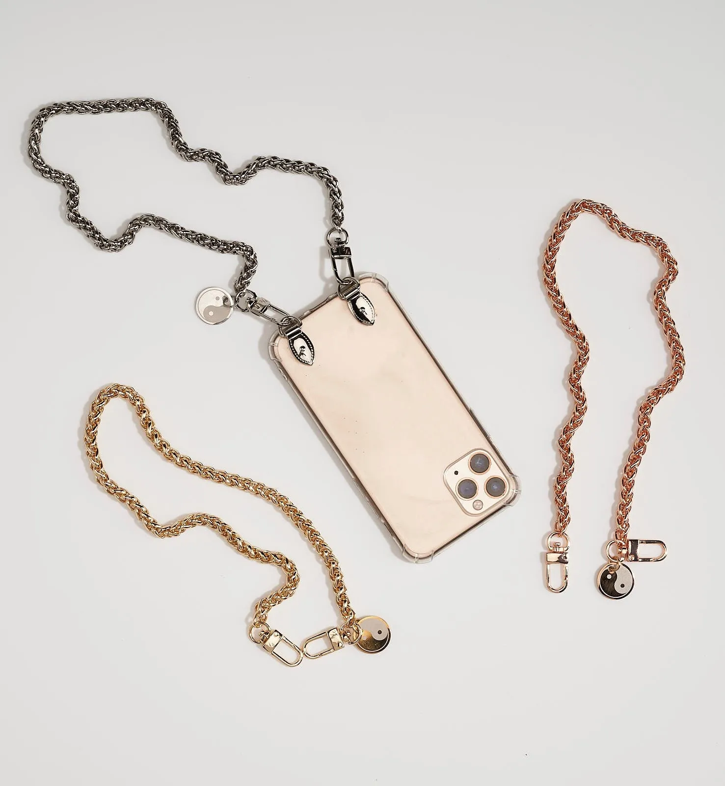 KESHA x PC Yin Yang Braided Necklace to Mask Chain