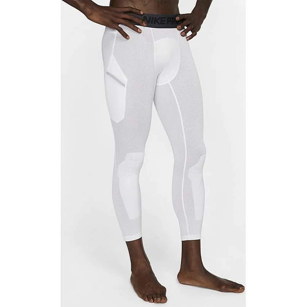 Legíny Nike Pro Men'S 3/4 Basketball Tights biele