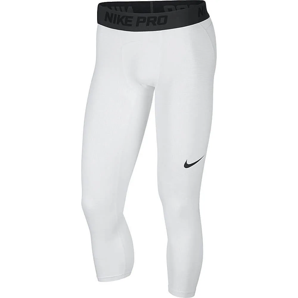 Legíny Nike Pro Men'S 3/4 Basketball Tights biele