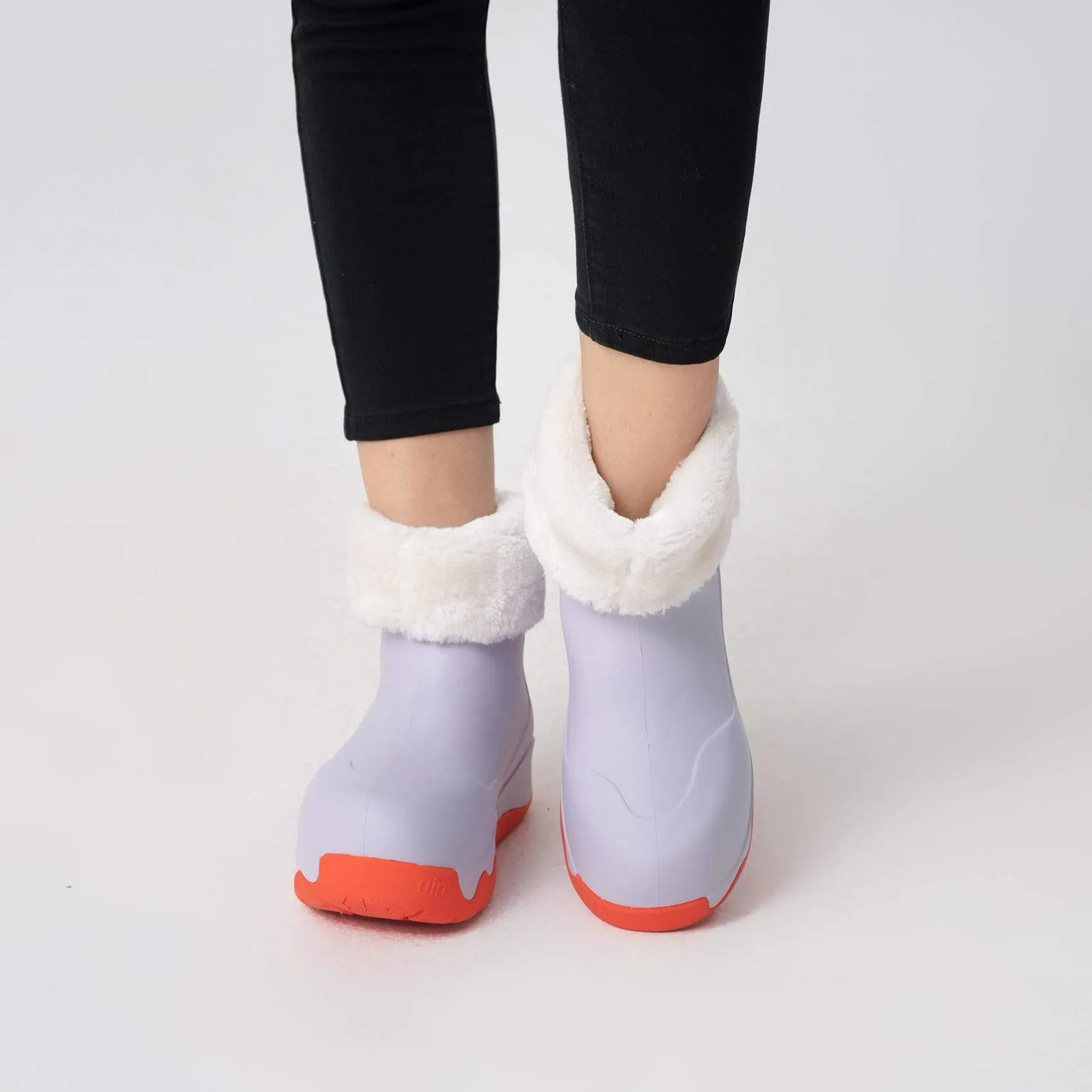 Lilac Boots with Napped Linings Navarra Women