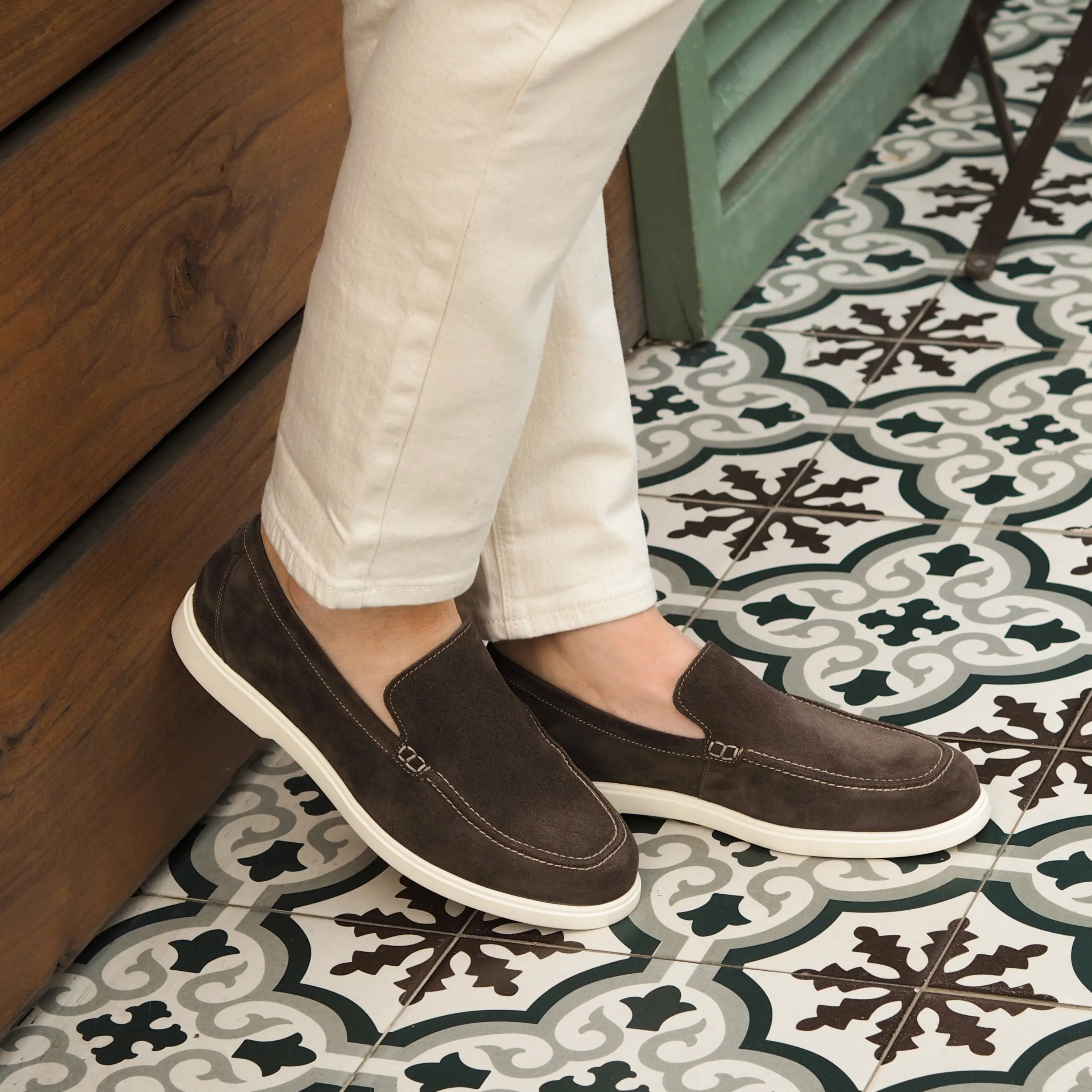 Loake Tuscany Suede Loafer - Anthracite