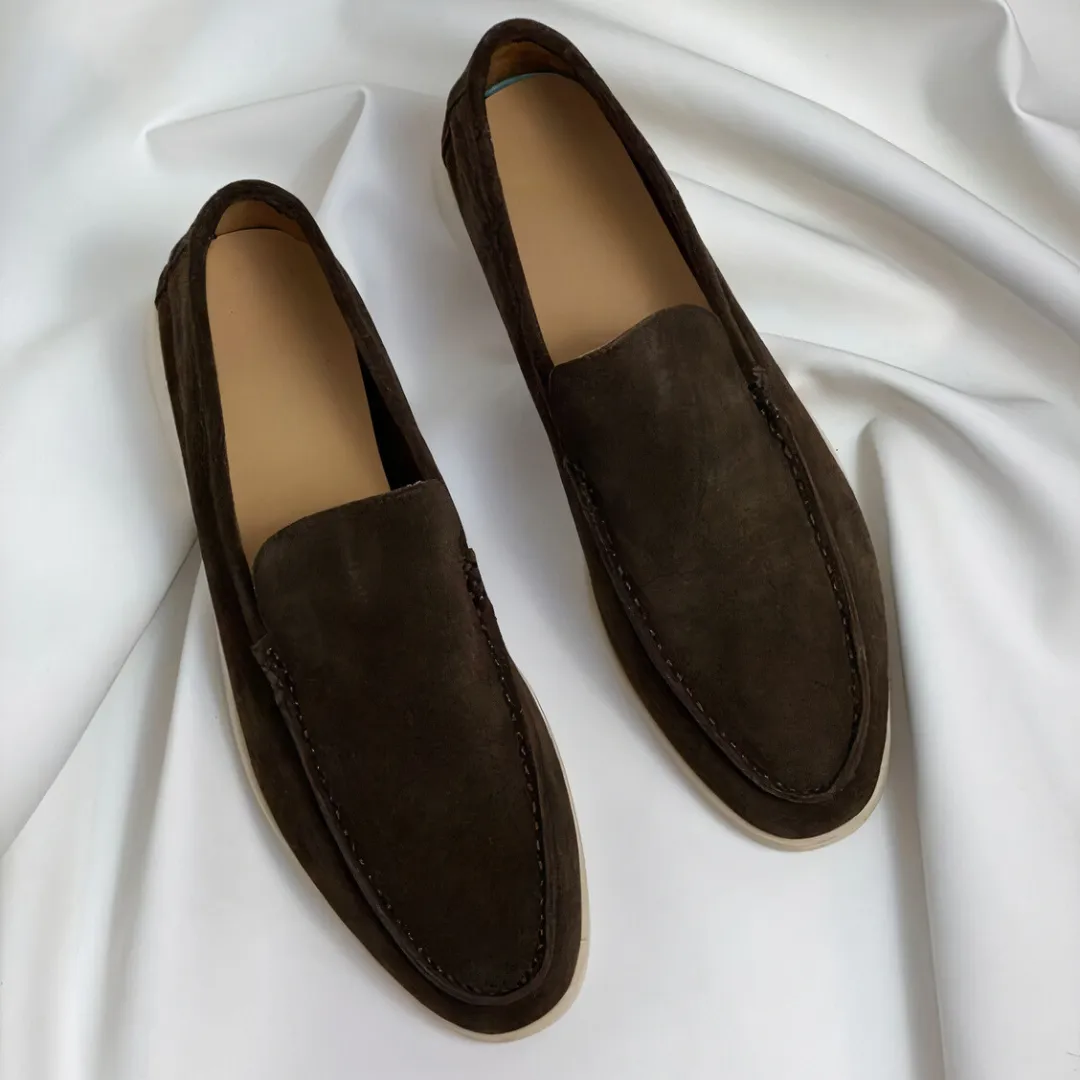 LuxLeather Eleganz Loafers: Premium Rindsleder Loafers