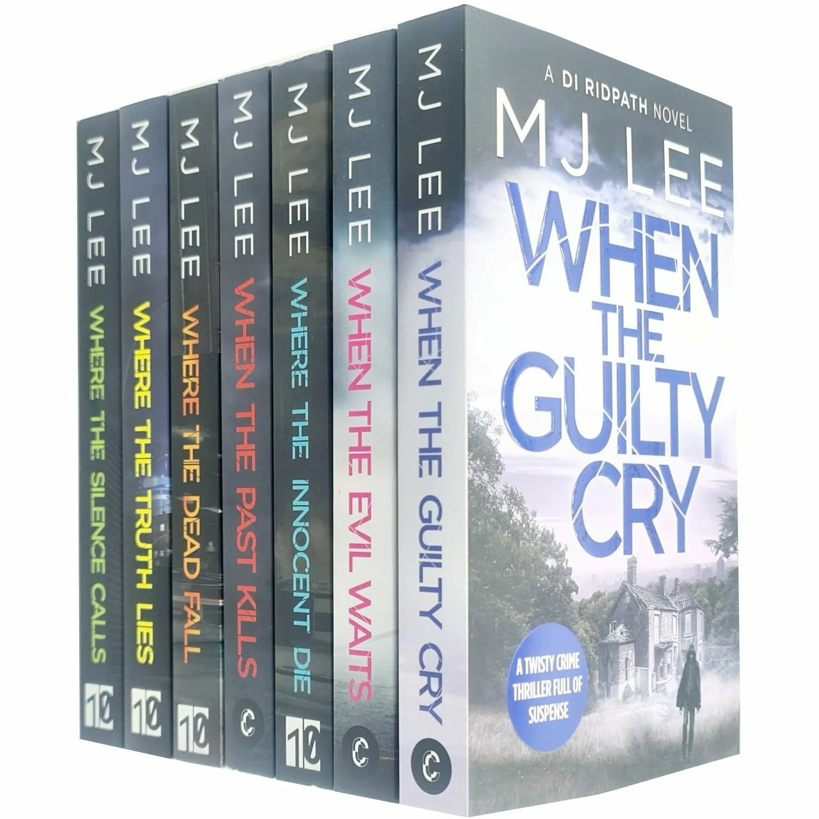 M J Lee DI Ridpath Series Collection 7 Books Set (When the Guilty Cry)
