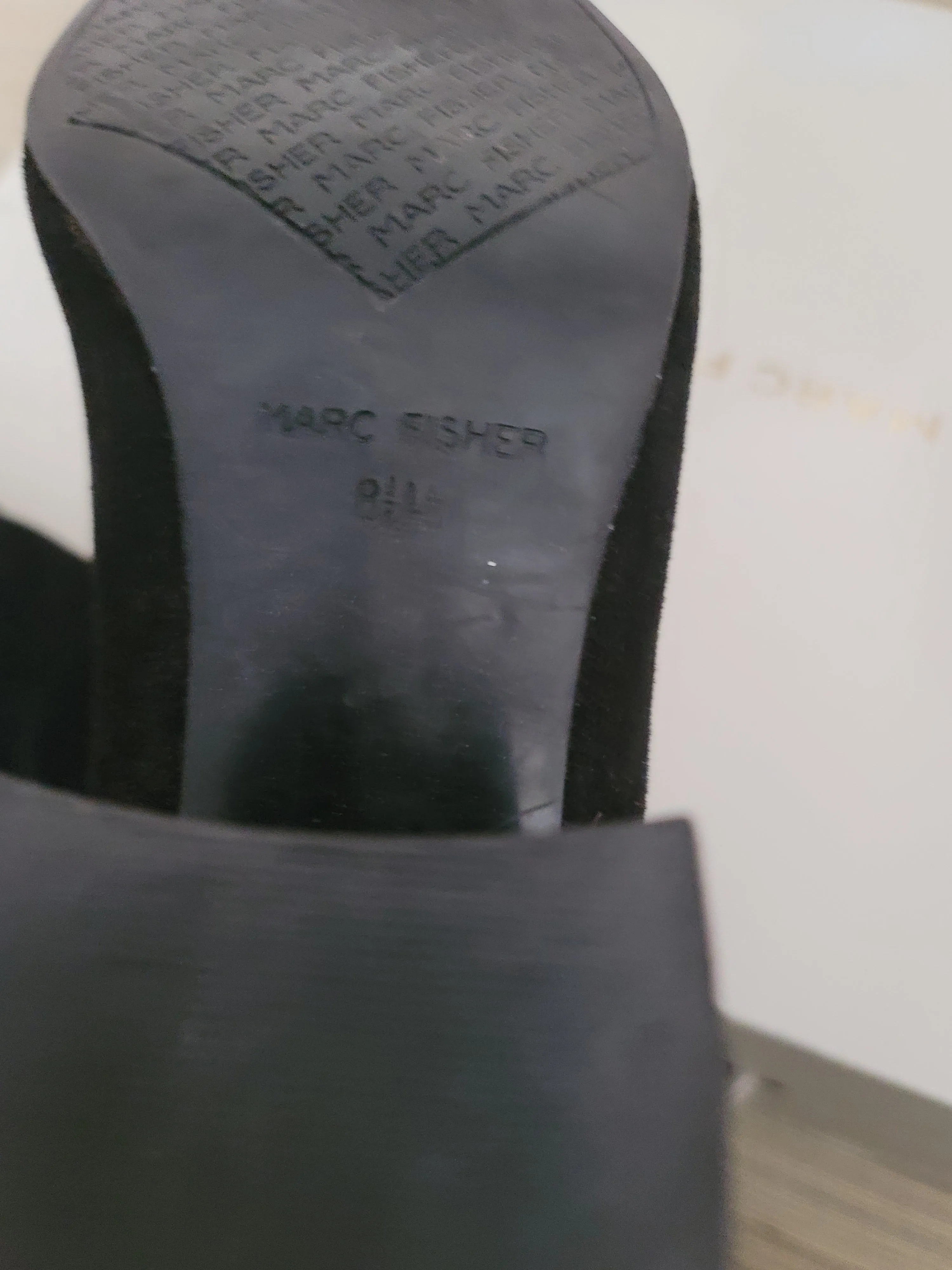 Marc Fisher Black Suede Boots