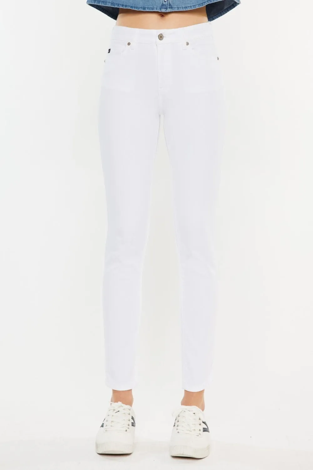 Marina Kancan High Rise Ankle Skinny Jeans