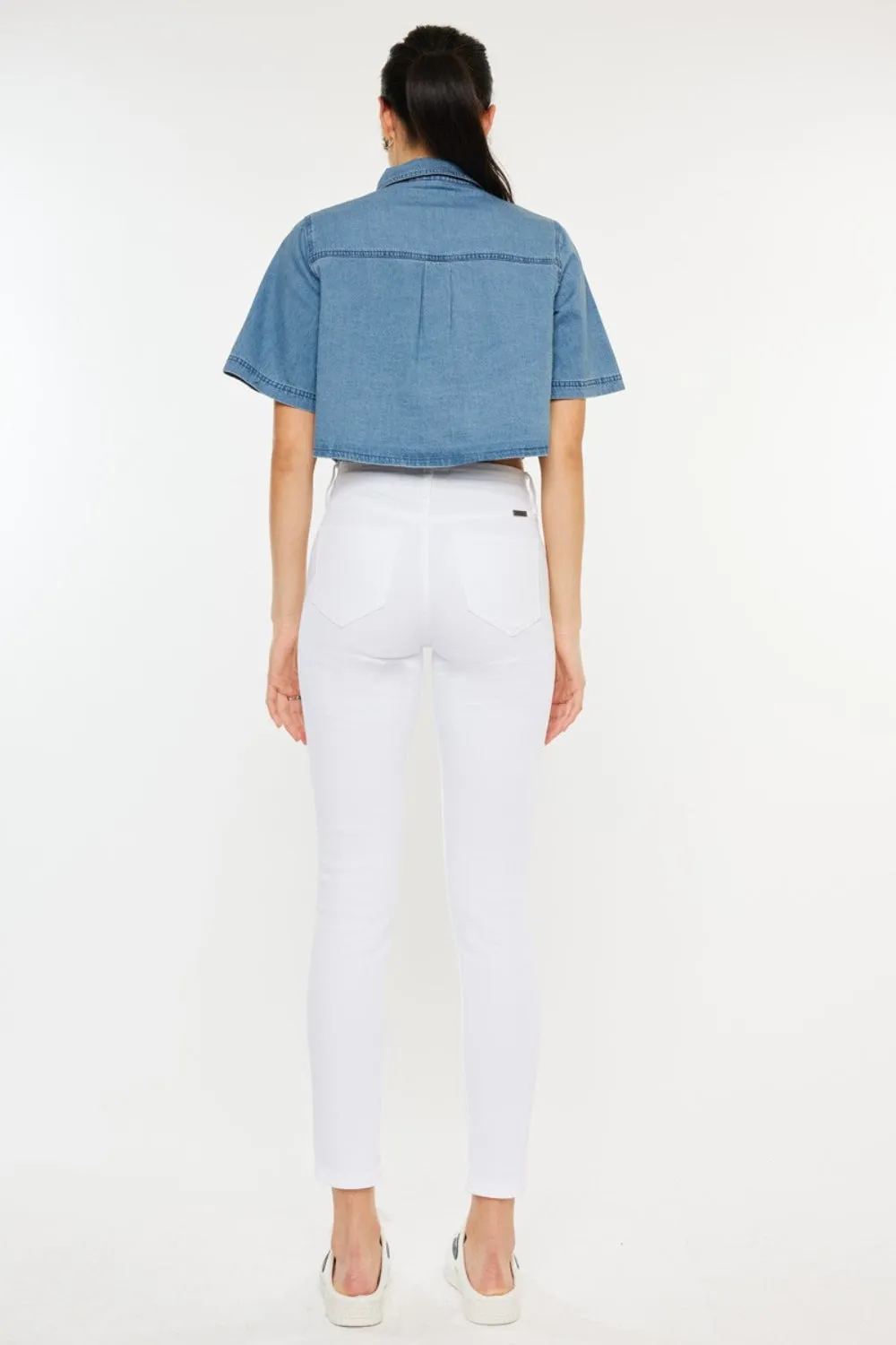 Marina Kancan High Rise Ankle Skinny Jeans