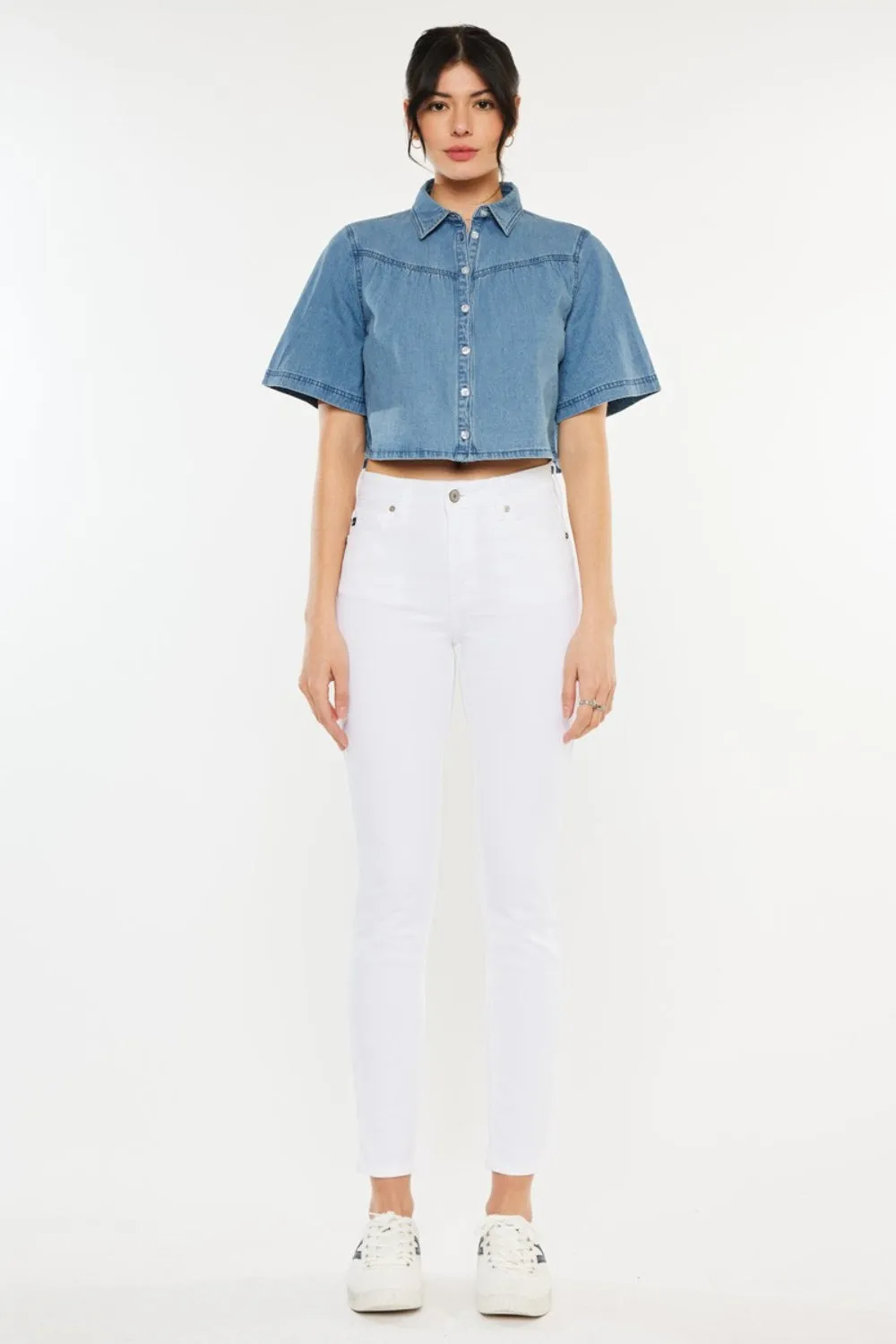 Marina Kancan High Rise Ankle Skinny Jeans