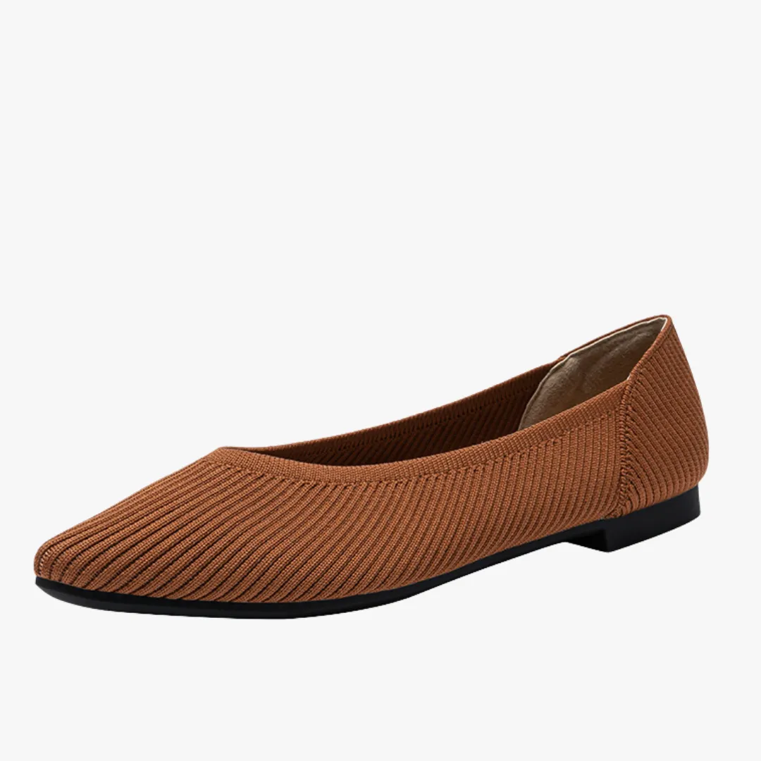 Mason | Women's Flats Shoes Pointed Toe Knit Ballet Comfortable Dressy Slip On Flat
