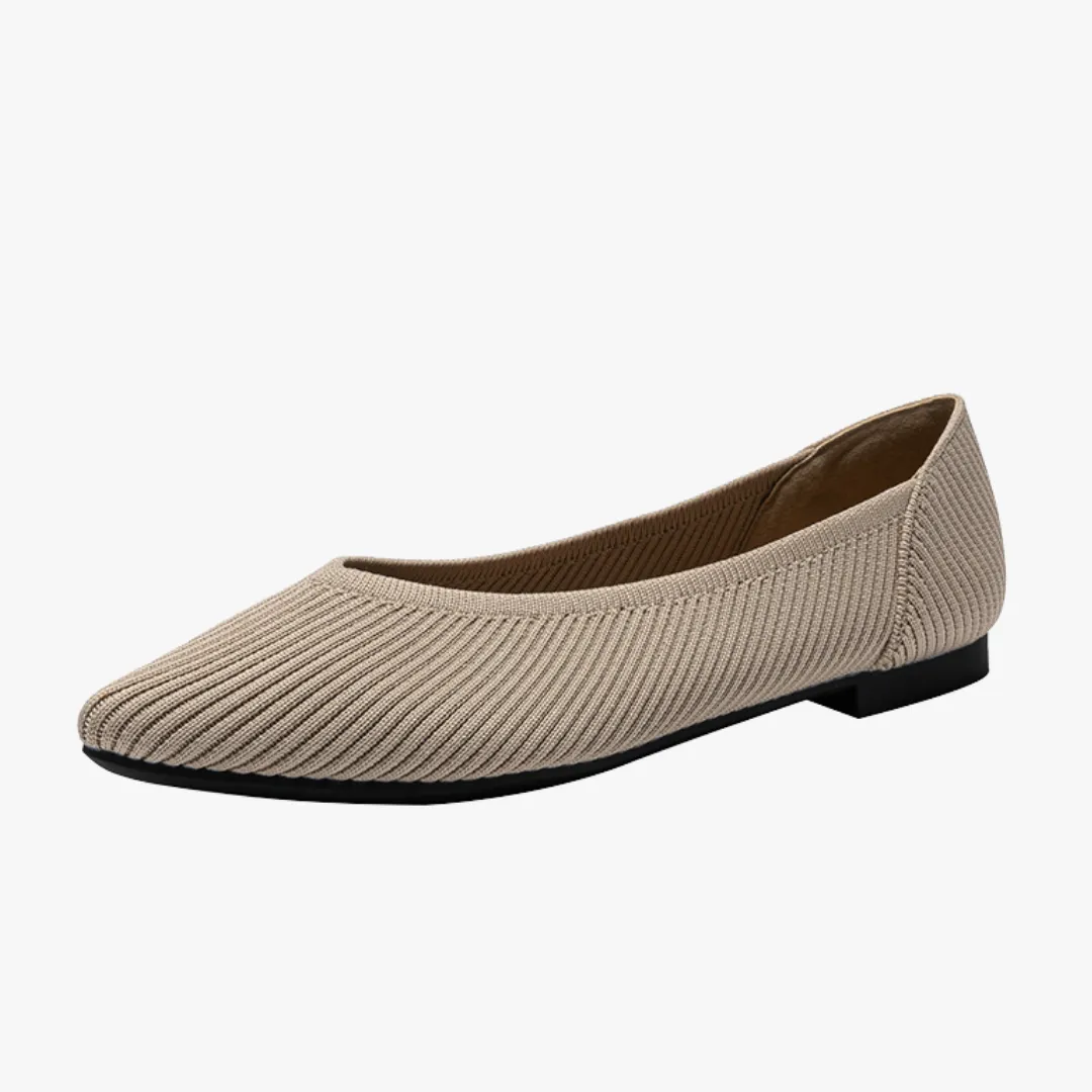 Mason | Women's Flats Shoes Pointed Toe Knit Ballet Comfortable Dressy Slip On Flat