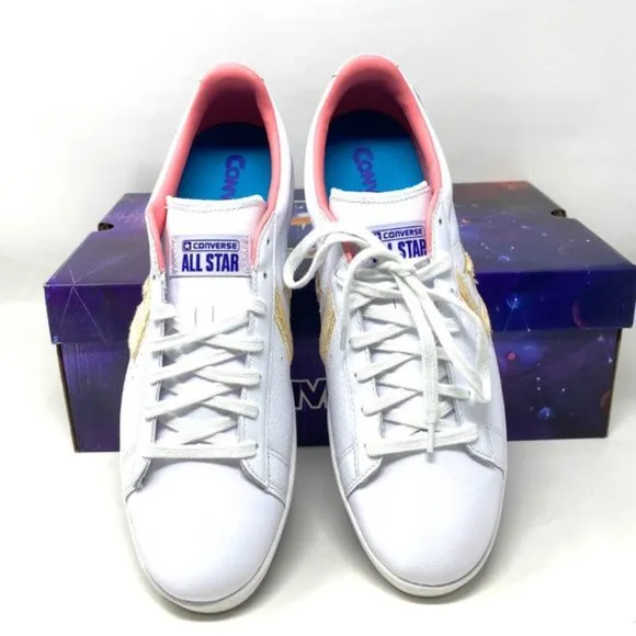 💖MEGA SALE💖Converse Men  172481C PRO LEATHER OX White Onyx Multi Basketball