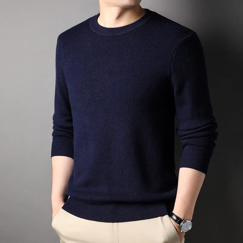 Men's Classic Knit Crewneck Sweater