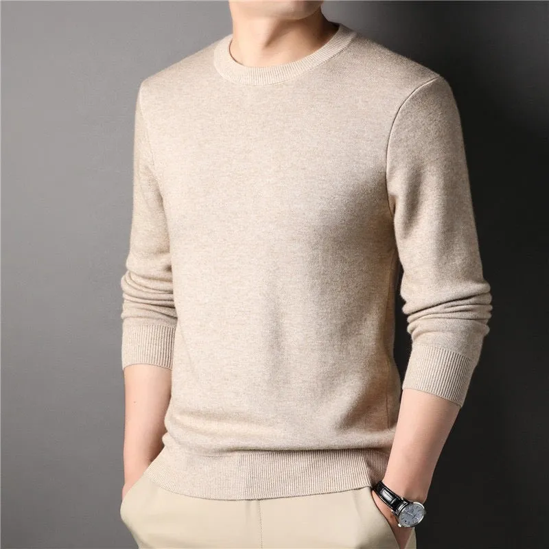 Men's Classic Knit Crewneck Sweater