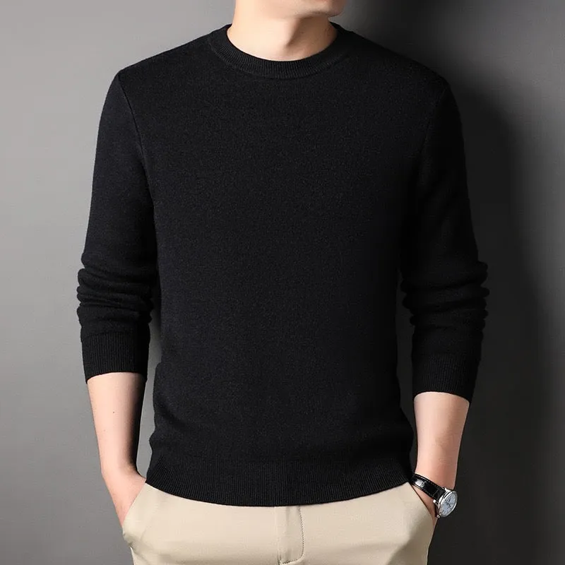 Men's Classic Knit Crewneck Sweater