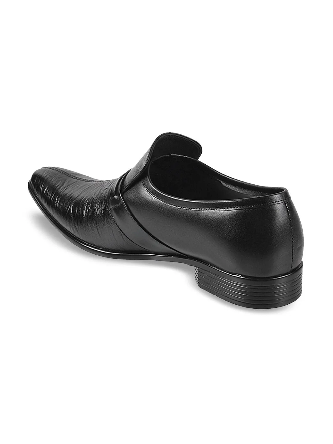 Metroi Men Black Semi-Formal Loafers