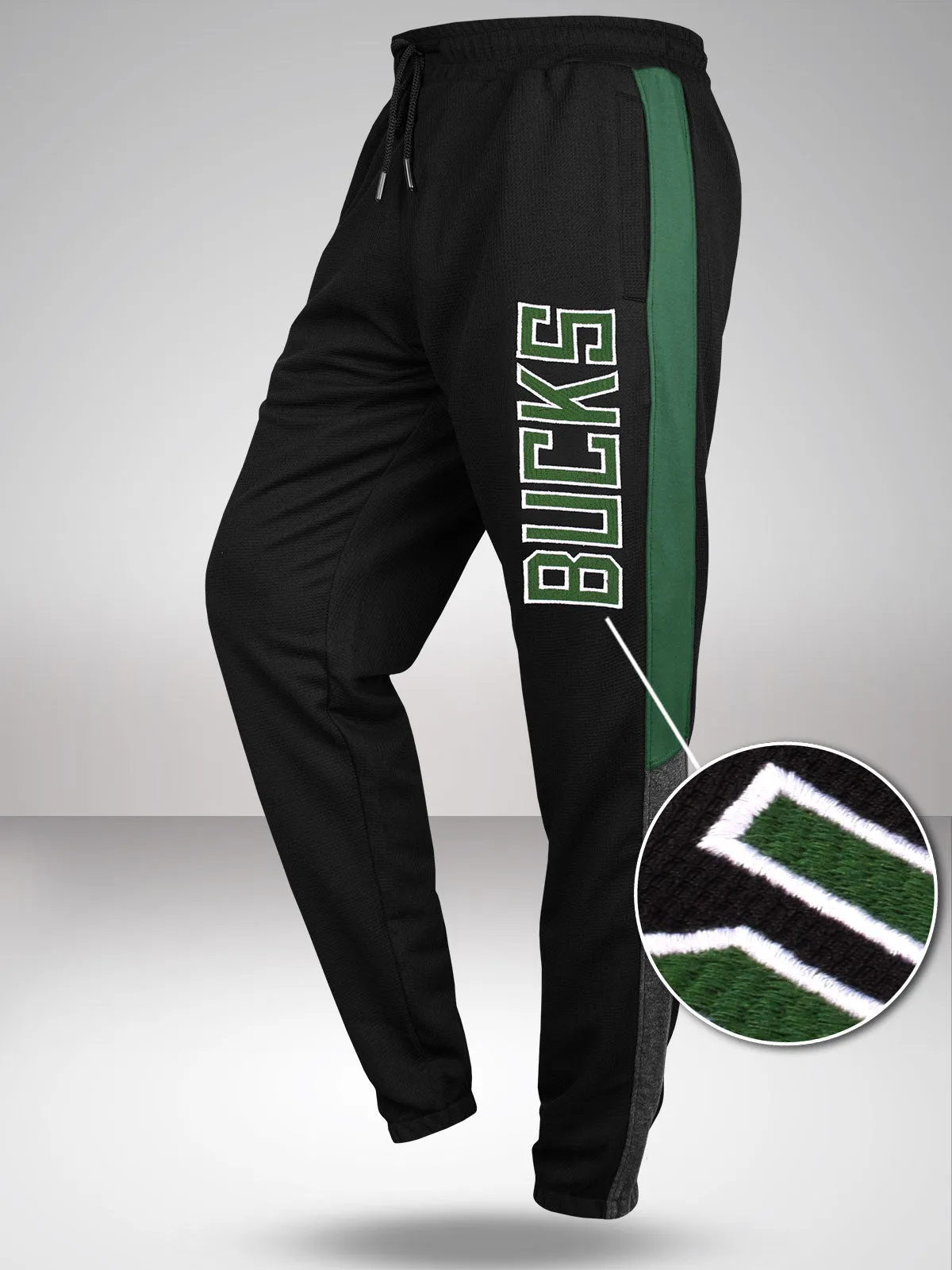 Milwaukee Bucks: Classic Track Pants - Black