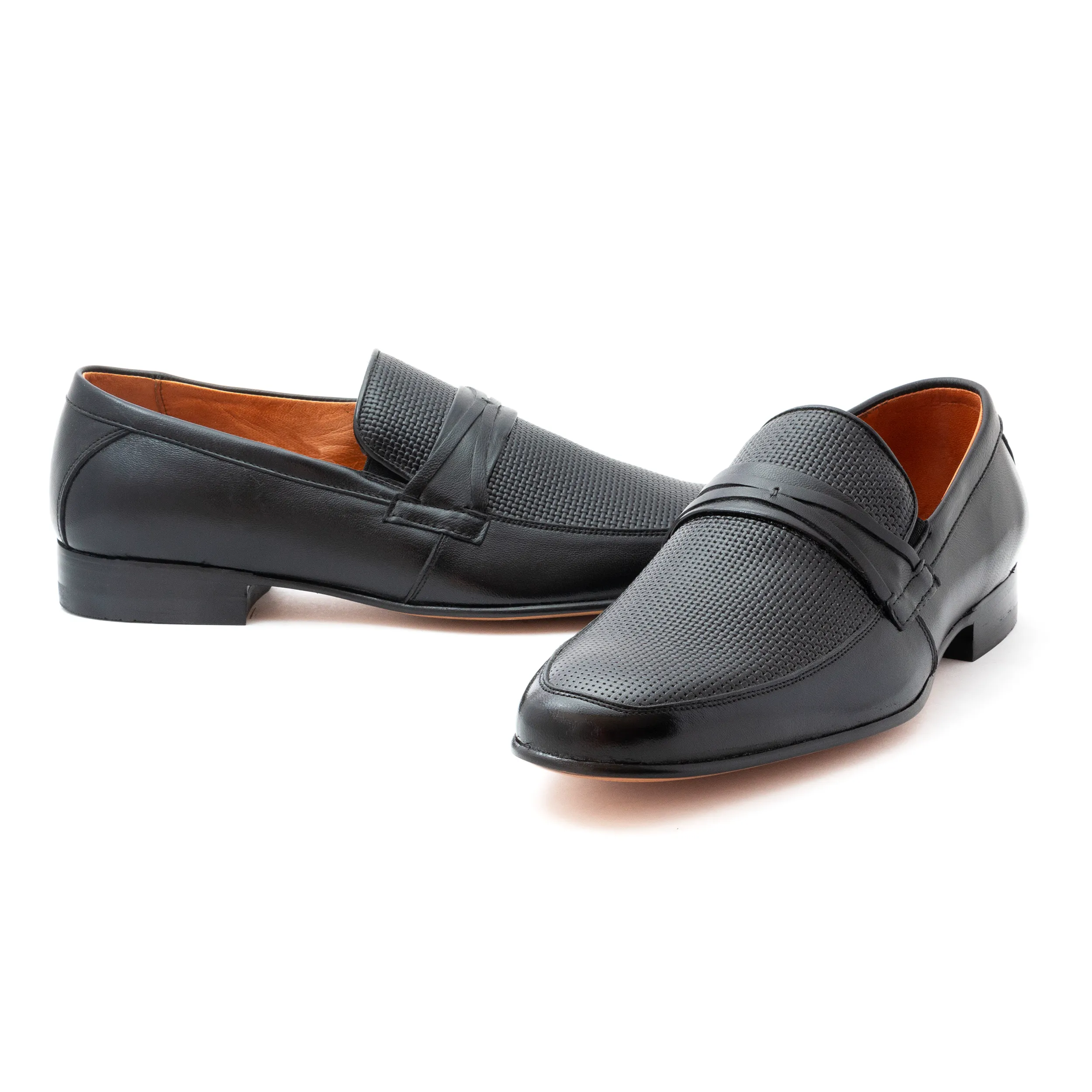 MOD. 3105 | Penny Loafer Semi-Grabado | Caballero