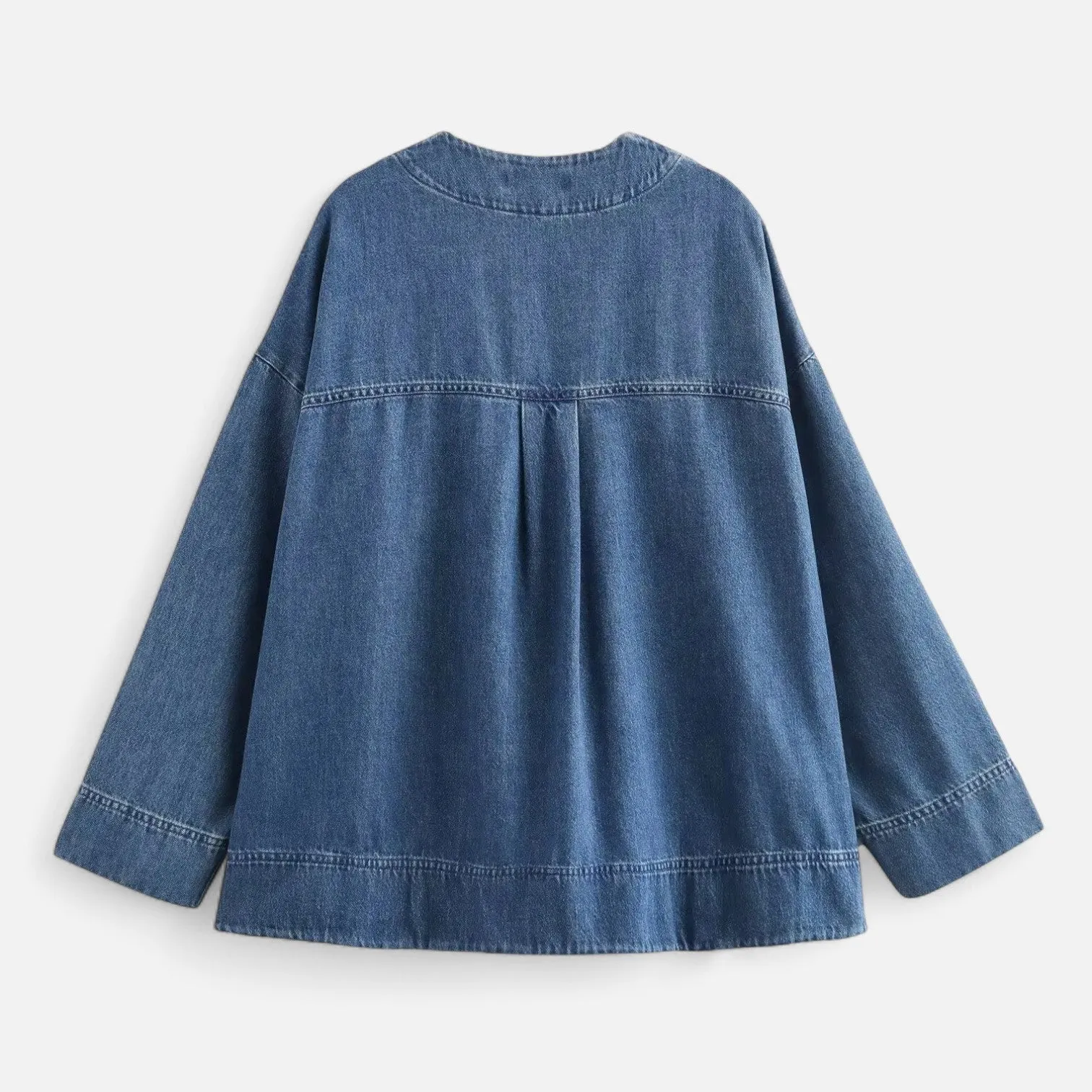Monacogents | Long Sleeve Denim Women's Blouse