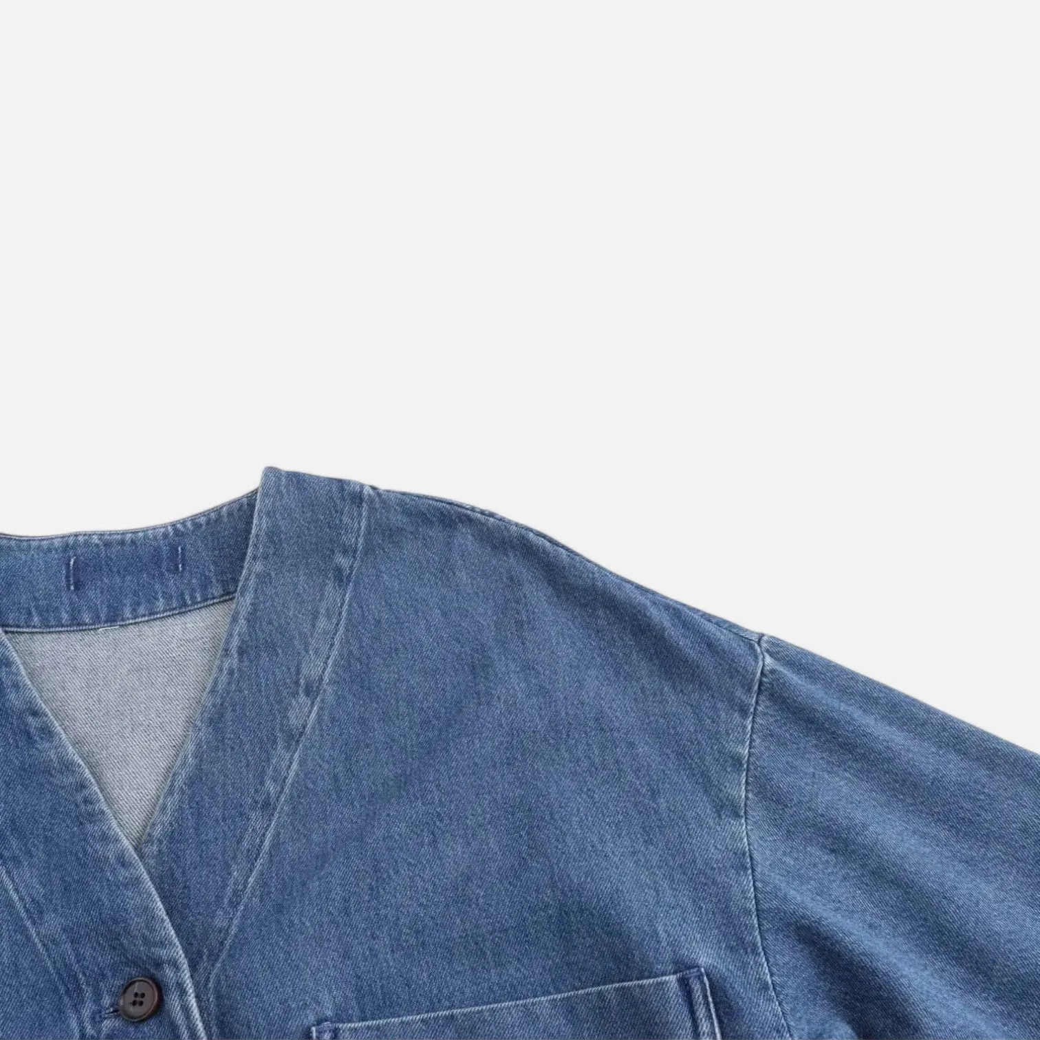 Monacogents | Long Sleeve Denim Women's Blouse