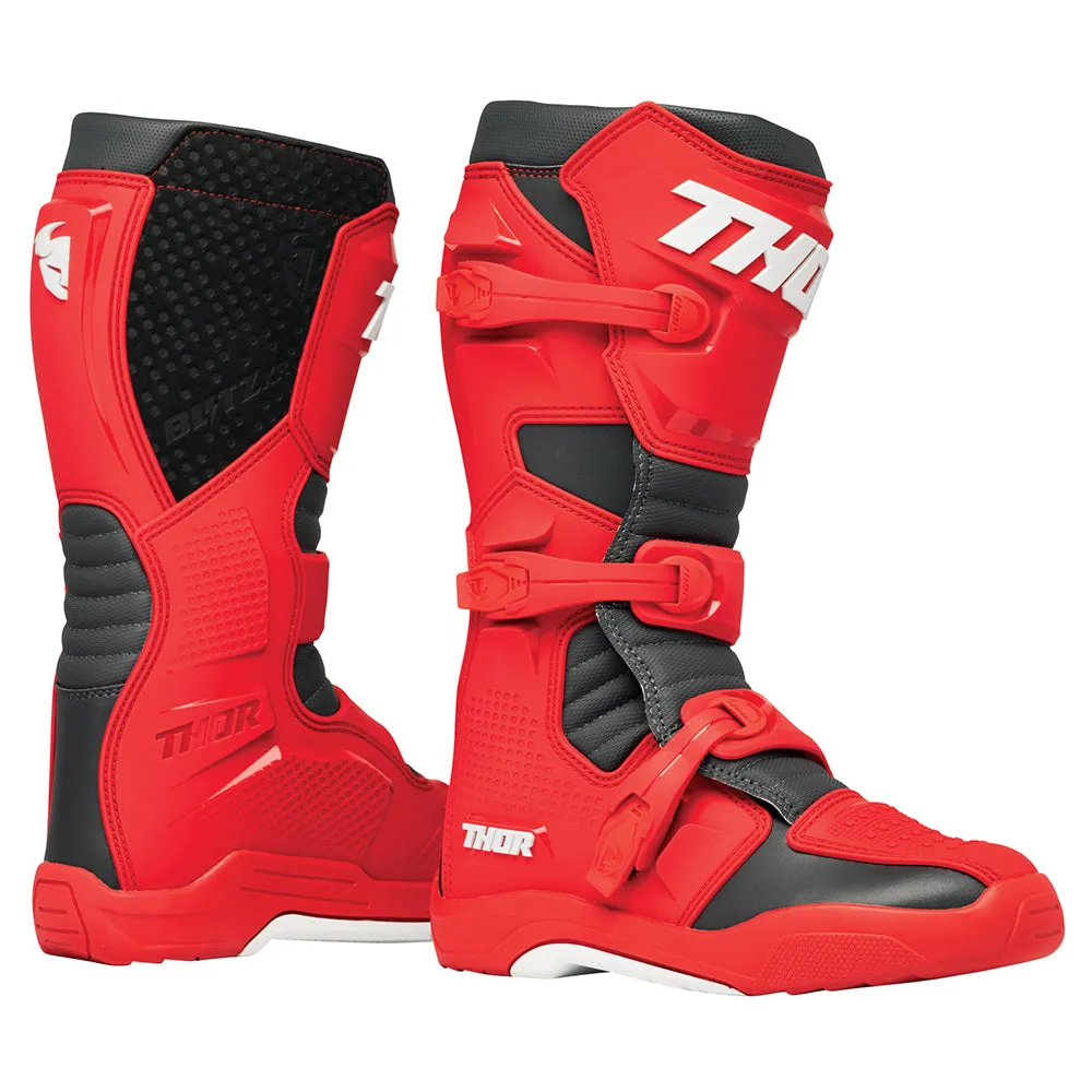 MOTOCROSS BOOTS S25 THOR MX BLITZ XR MENS AC/BK SIZE 8