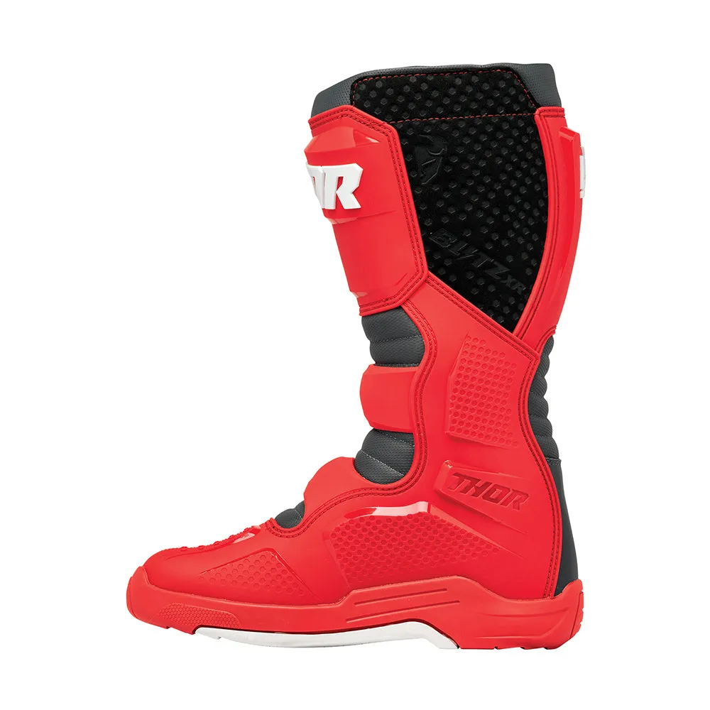 MOTOCROSS BOOTS S25 THOR MX BLITZ XR MENS AC/BK SIZE 8