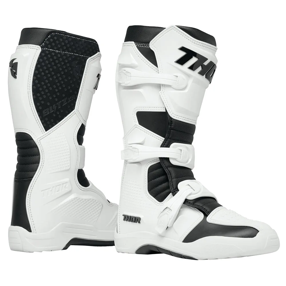 MOTOCROSS BOOTS S25 THOR MX BLITZ XR MENS AC/BK SIZE 8