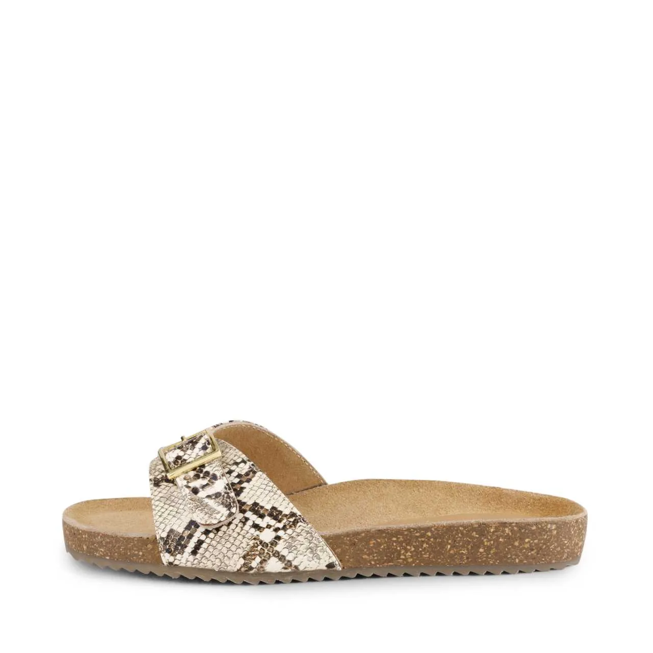 Navi Beige Snake Comfort Slipons