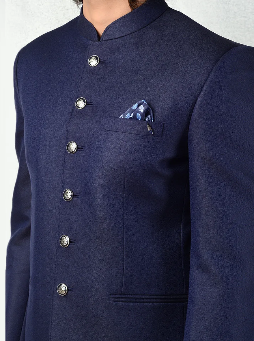 Navy Blue Jodhpuri Suit | JadeBlue